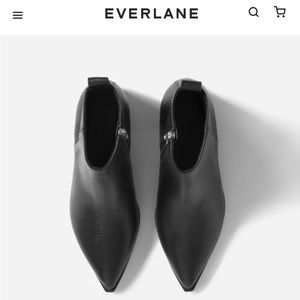 Everlane Boss Bootie Boot Black - size 9.5 with box